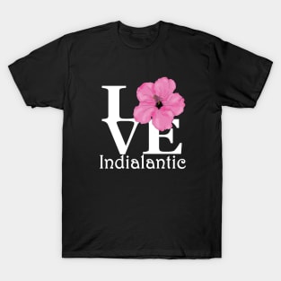 LOVE Indialantic Pink Hibiscus T-Shirt